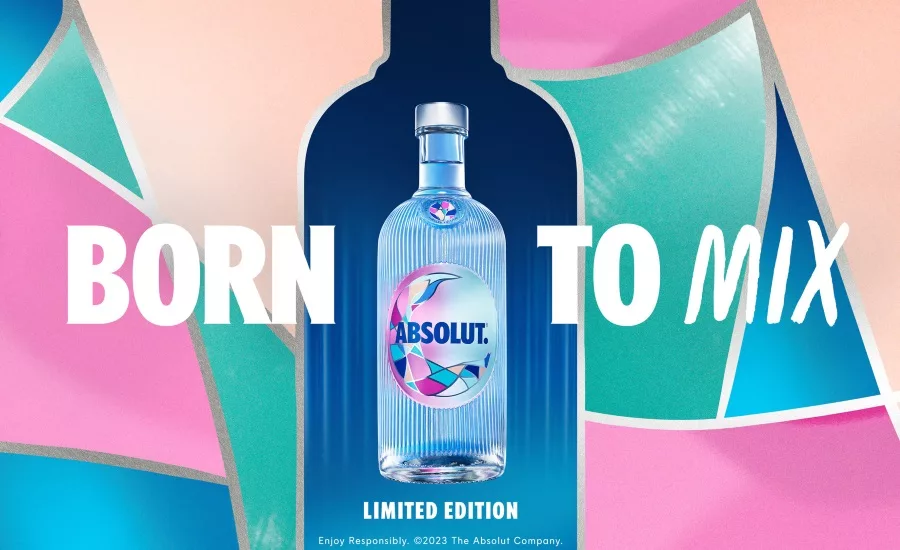 Absolut bottle designed by Olly Alexander