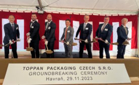 Groundbreaking ceremony at new barrier film plant in Czech Republic