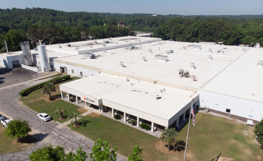DS Smith's Columbia, South Carolina, corrugated packaging facility