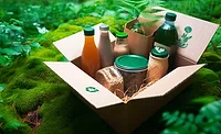 Box containing various packaging solutions
