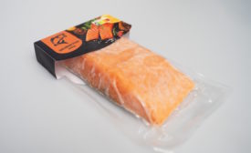 Fish packaged in Multifol flexible film