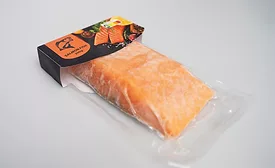 Fish packaged in Multifol flexible film