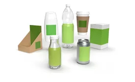 Packages with consistent color across packaging types