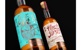 Doc Brown bourbon packaging design created with the help of Ginger Monkey