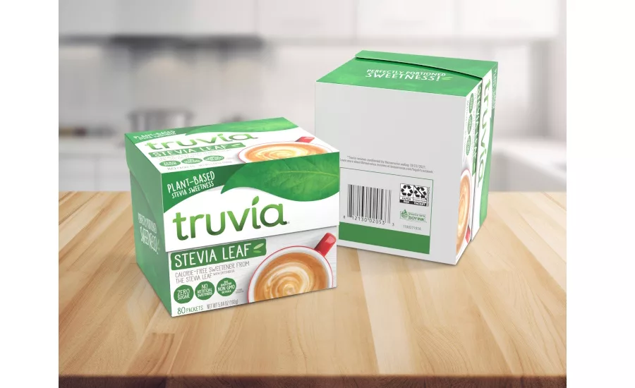 Truvia carton produced on MetsäBoard Pro FBB Bright