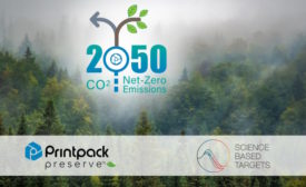 Image showing Printpack's commitment to the Science Based Targets Initiative