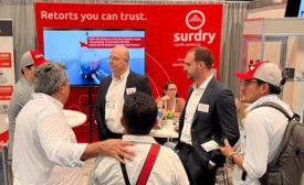 Surdry booth at industry trade show