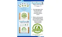 ForeFront Infographic on ForeFront's new poly bags with 30% PCR content