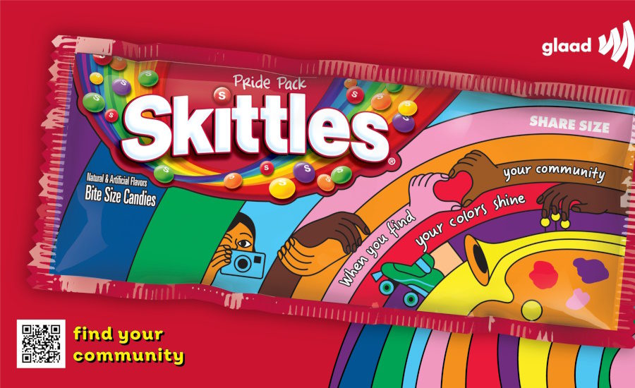 Skittles relaunches annual Pride limited-edition packaging
