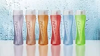 Ampacet's blow molded PET collection for personal care products.