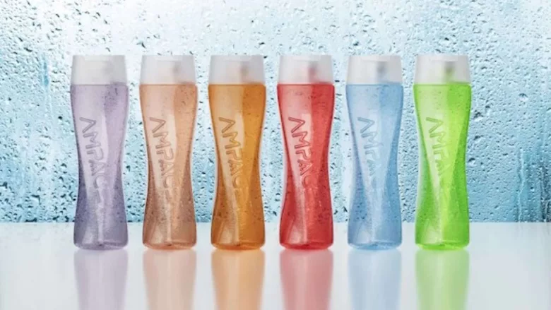Ampacet's blow molded PET collection for personal care products.