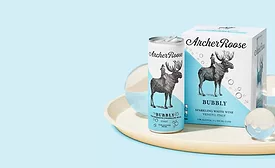 Archer Roose canned wine packaging