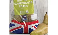 Image of pears sold in Britain