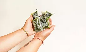 Compostable sachets for wheatgrass shots