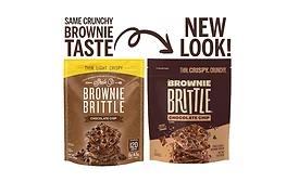 Brownie Brittle shakes up its packaging