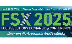 Logo for Food Solutions Exchange & Conference 2025 (FSX)
