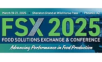 Logo for Food Solutions Exchange & Conference 2025 (FSX)