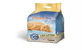 A woven polypropylene bag produced by Mondi