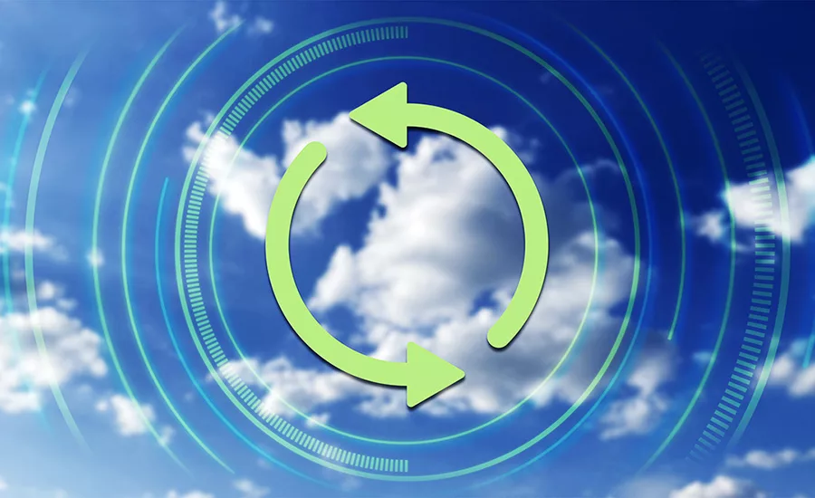 Artistic image suggesting circularity