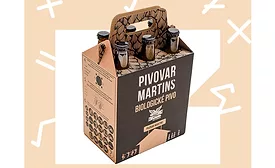 Six-pack packaging developed by DS Smith and Martins Brewery