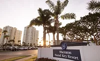 Entrance to the Sheraton Sand Key Resort in Clearwater, Florida.
