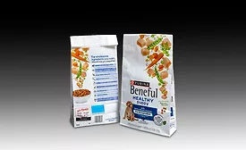Image of pet food packaging using ProAmpac’s PRO-EVO® Recyclable FL.