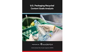 Cover of AMERIPEN's "U.S. Packaging Recycled Content Goals Analysis"