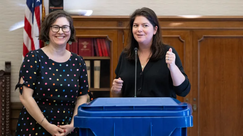 Washington State Sen. Liz Lovelett and Washington State Rep. Liz Berry