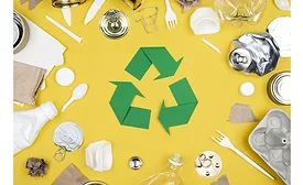 Image depicting recycling of packages