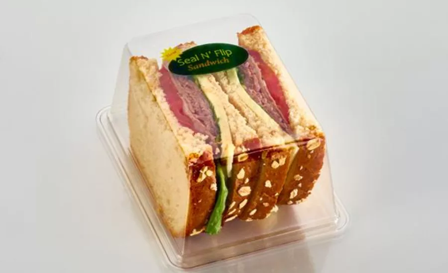 Sandwich in Seal N' Flip packaging