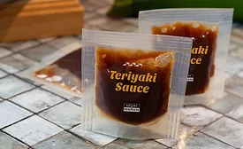 Image of a sachet containing teriyaki sauce
