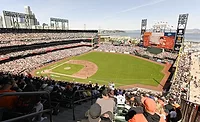 Oracle Park, home of the San Francisco Giants
