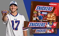 Mars drafts Josh Allen for LTO Snickers packs