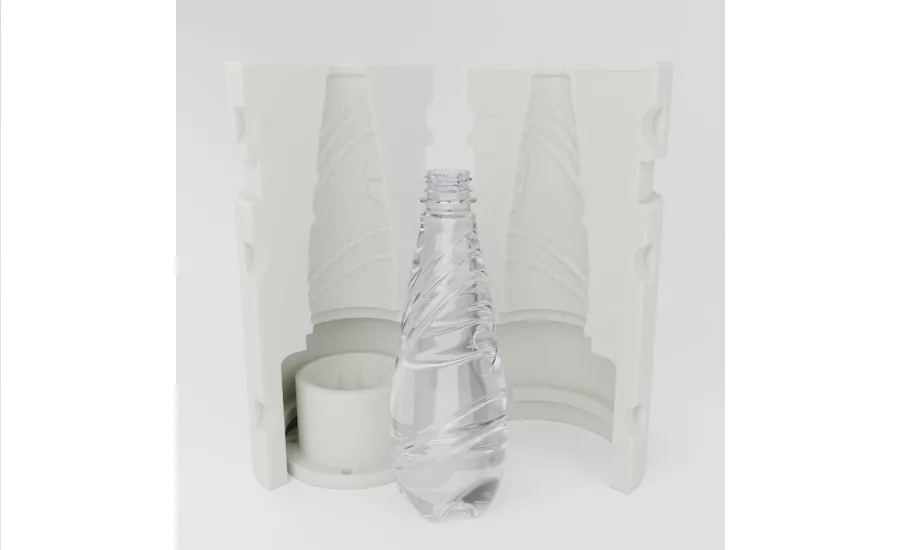 Image of a 3D-printed resin mold 