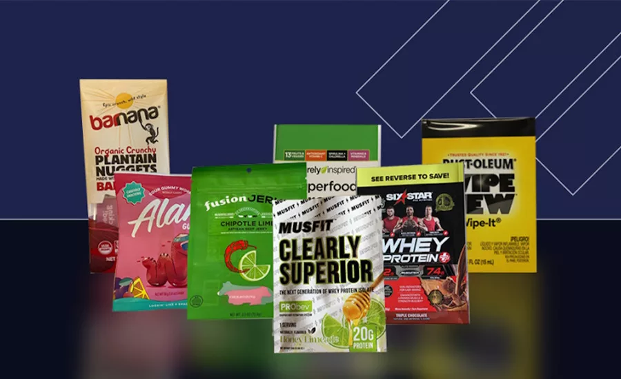 Examples of flexible packaging created by CL&D