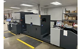 The HP Indigo 6K Secure Press at JPatton’s production facility.