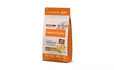 Image of Nature’s Variety pet food pouch incorporating recycled content from advanced recycling.