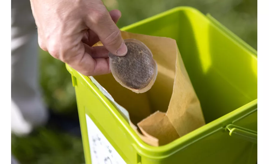 The new home-compostable coffee pod from Ahlstrom.