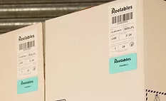 Image of a package with a Reelables label
