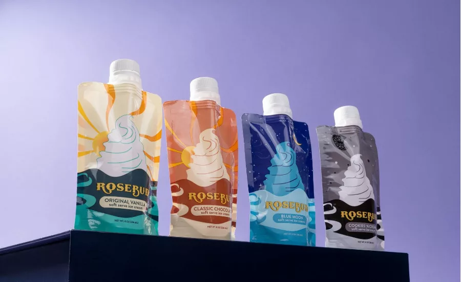 RoseBud Ice Cream Pouches