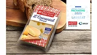 Laïta’s Paysan Breton Emmental cheese in packaging produced by Amcor.