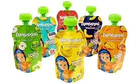 Image of retort stand-up pouches with spouts offered by DQ PACK.