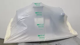Image of EcoShrink™ film being used as corrosion-inhibiting packaging.