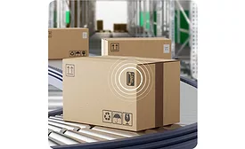 Connected packaging moving through an automated supply chain