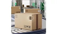 Connected packaging moving through an automated supply chain