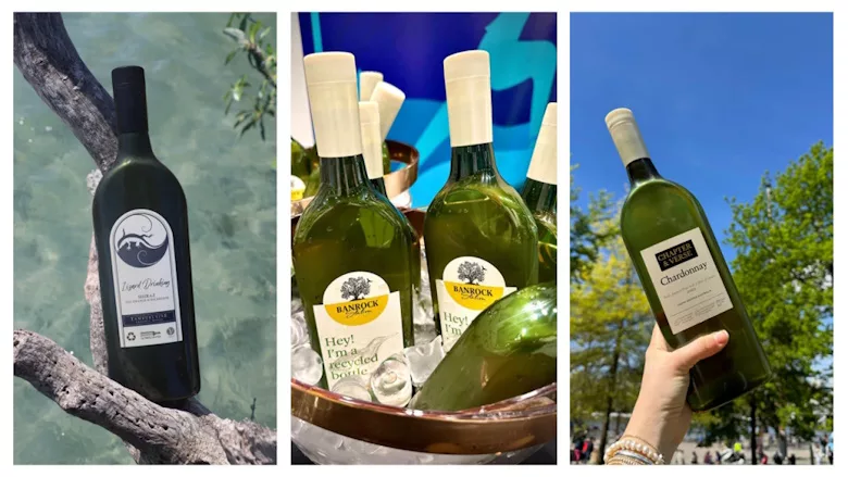 Images of wine packaging developed by Packamama