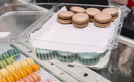 Image of macaroons in clamshell package