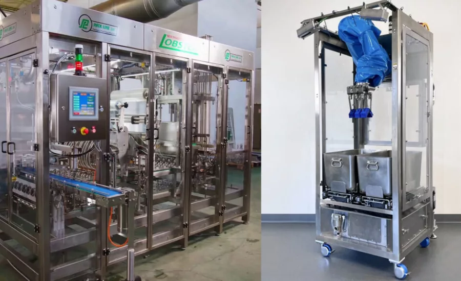 Packline machinery on right and Chef machinery on left.