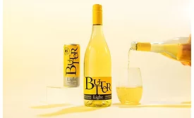 Image showing ButterLight Chardonnay in both bottle and can formats.