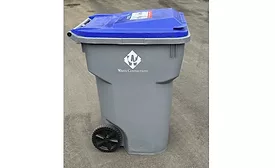 Example of the new recycling carts that will be used in The Dalles.